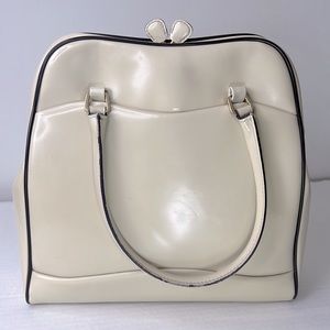 Lady vintage handbag. Liz Claiborne brand. Tan color.